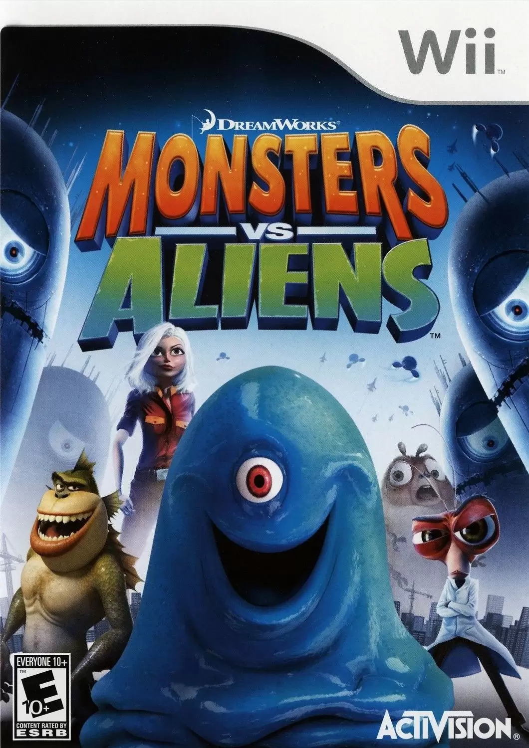 Jeux Nintendo Wii - Monsters vs. Aliens