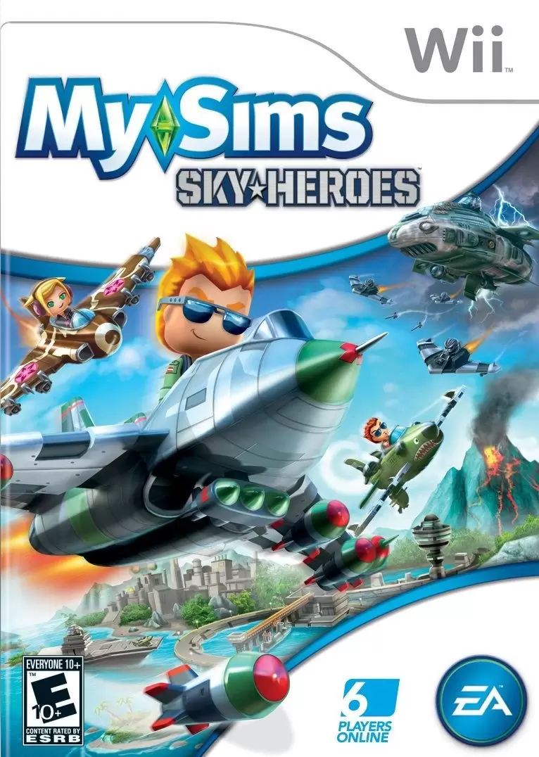 Nintendo Wii Games - MySims SkyHeroes