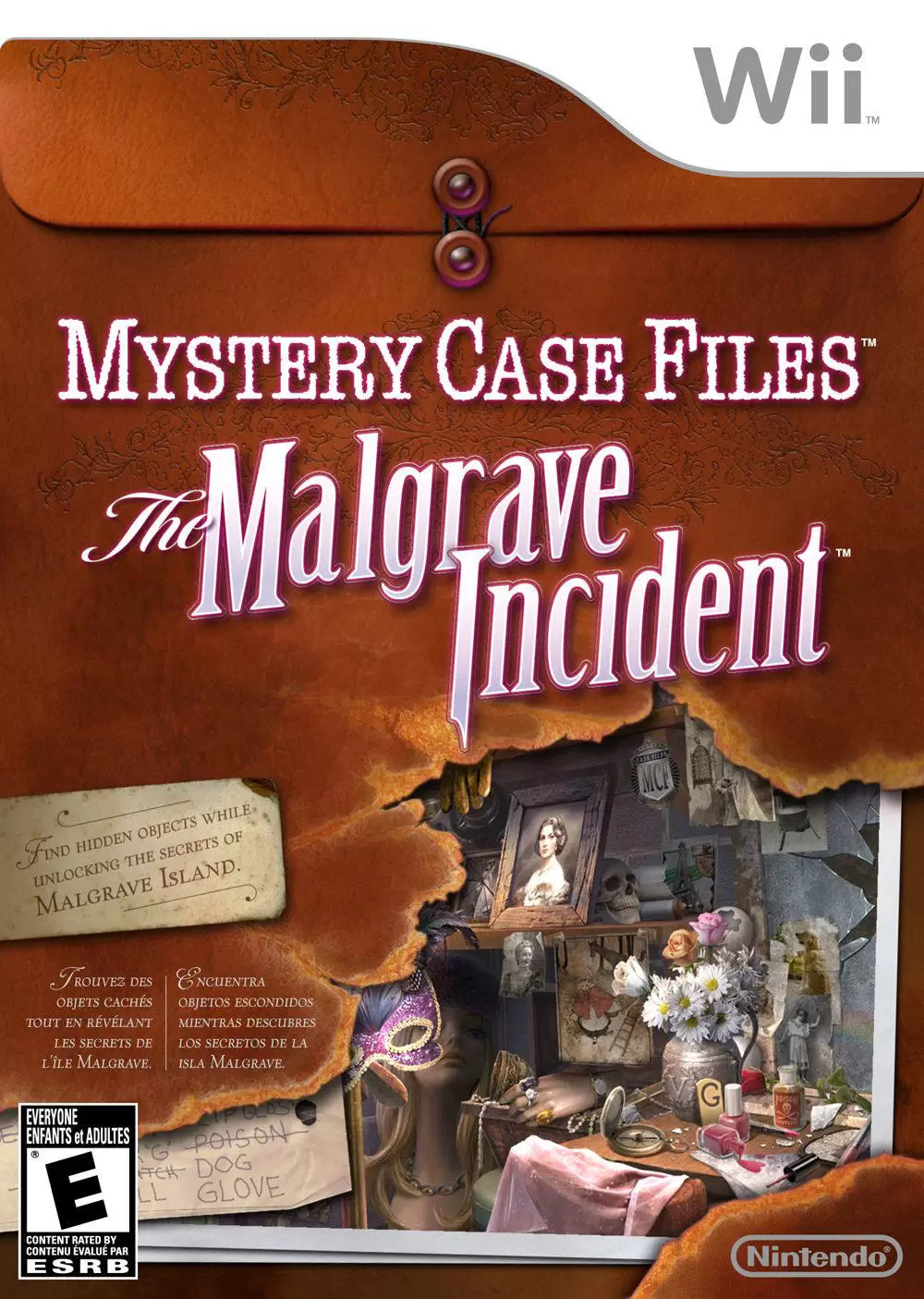Jeux Nintendo Wii - Mystery Case Files: The Malgrave Incident