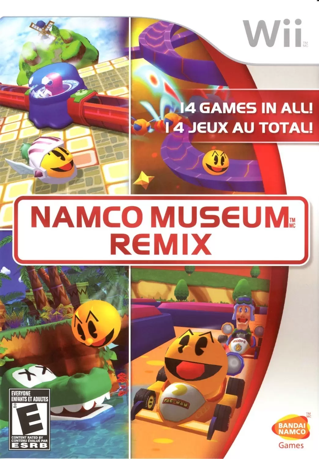 Nintendo Wii Games - Namco Museum Remix