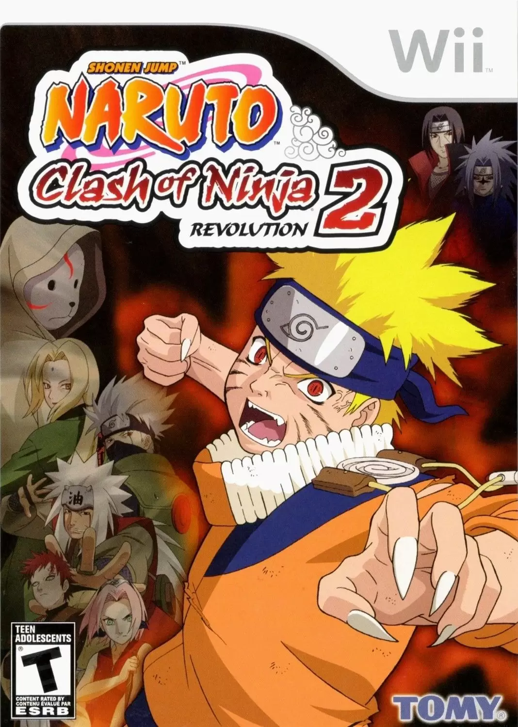Jeux Nintendo Wii - Naruto: Clash of Ninja Revolution 2