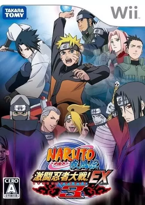 Jeux Nintendo Wii - Naruto Shippuden: Gekitou Ninja Taisen EX3