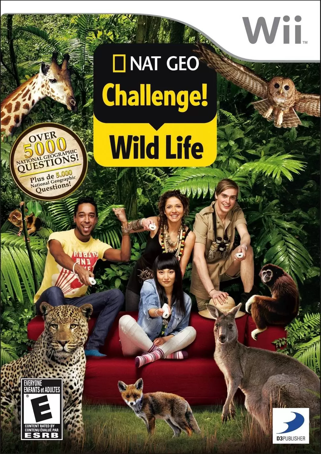 Nintendo Wii Games - Nat Geo Challenge! Wild Life