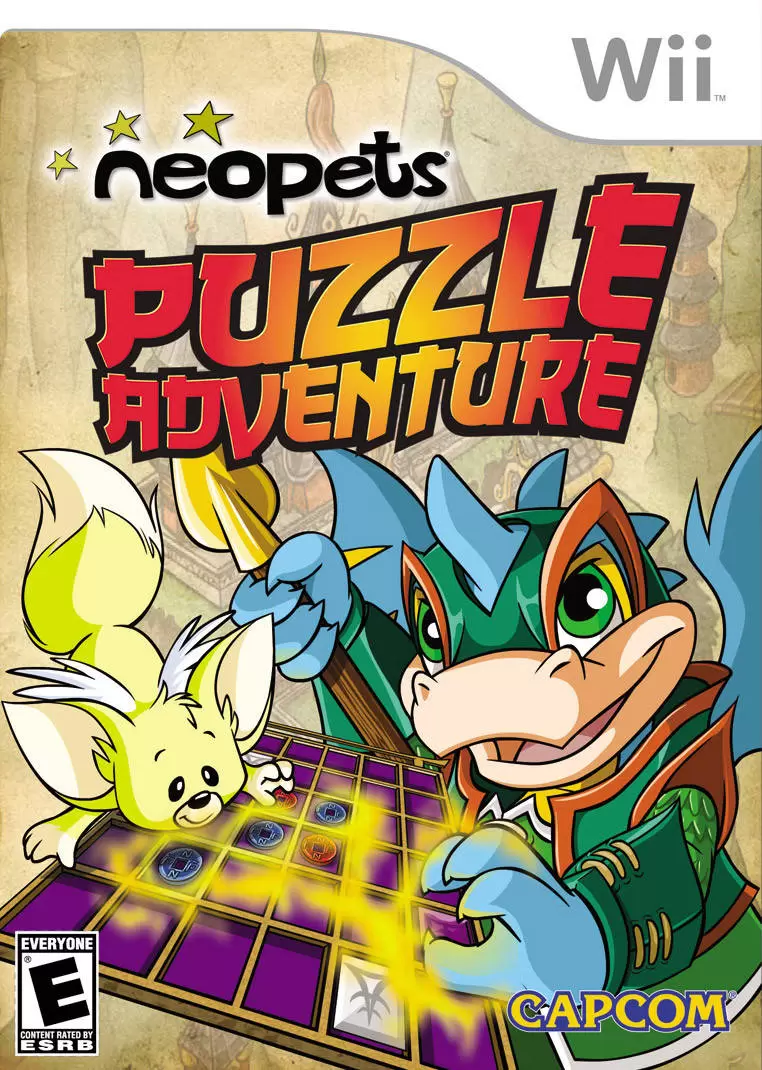 Nintendo Wii Games - Neopets Puzzle Adventure