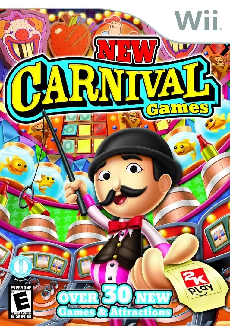 Nintendo Wii Games - New Carnival Games