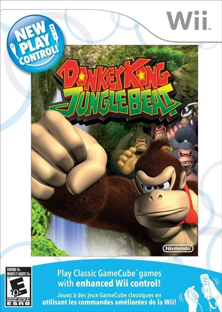Jeux Nintendo Wii - New Play Control!: Donkey Kong Jungle Beat