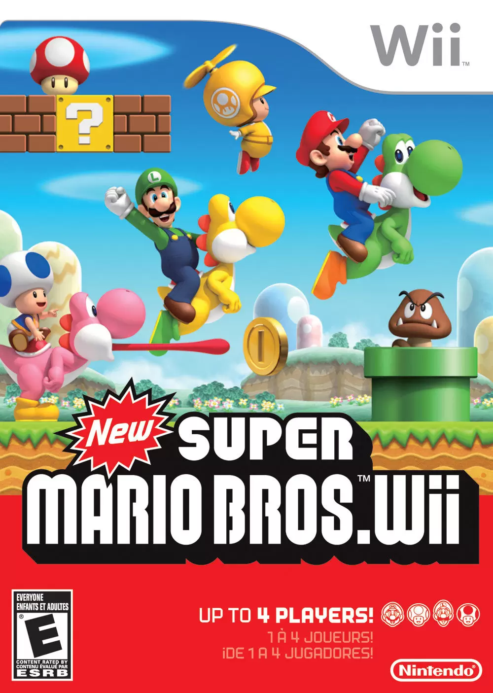Nintendo Wii Games - New Super Mario Bros. Wii