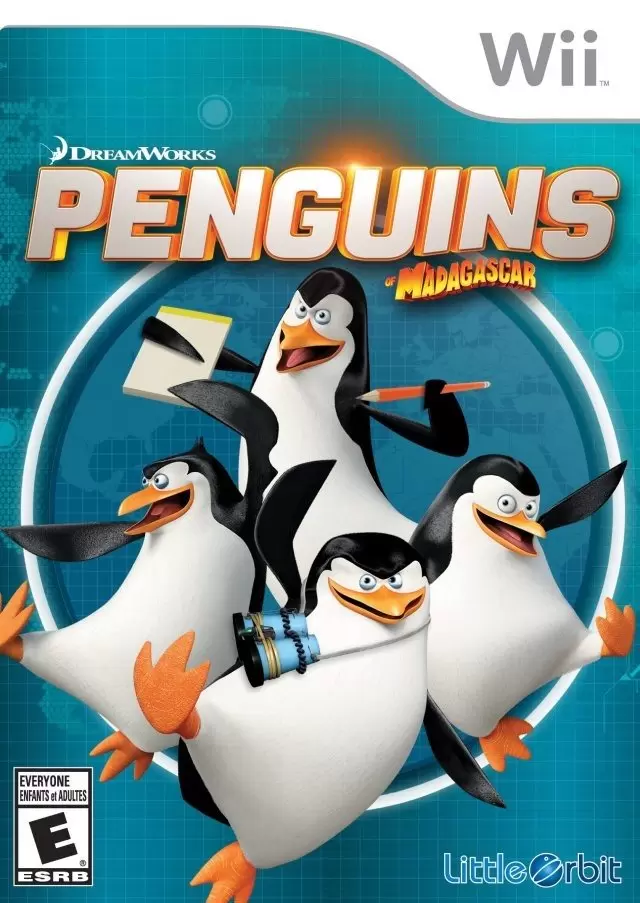 Nintendo Wii Games - Penguins of Madagascar