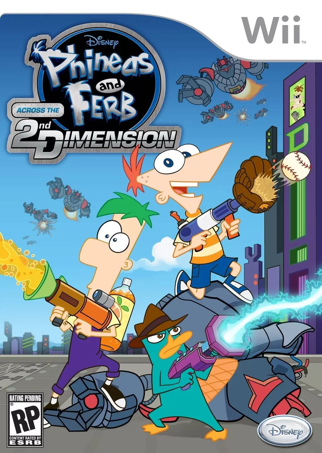 Jeux Nintendo Wii - Phineas and Ferb: Across the 2nd Dimension