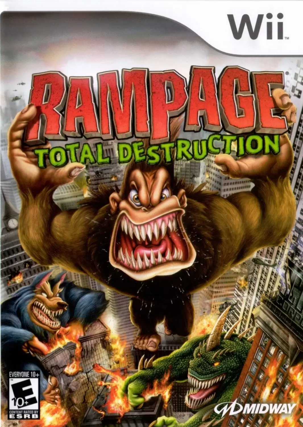 Nintendo Wii Games - Rampage: Total Destruction