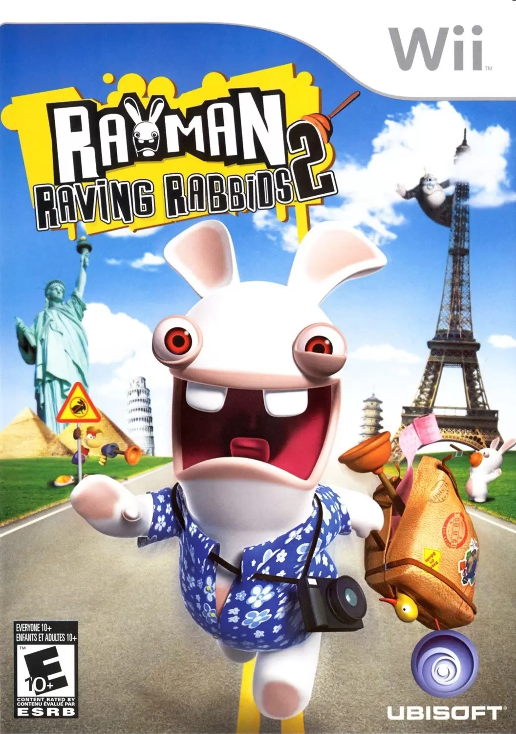 Nintendo Wii Games - Rayman Raving Rabbids 2