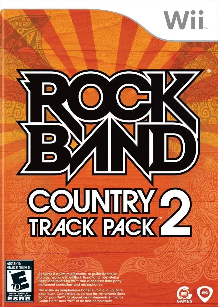 Jeux Nintendo Wii - Rock Band: Country Track Pack 2