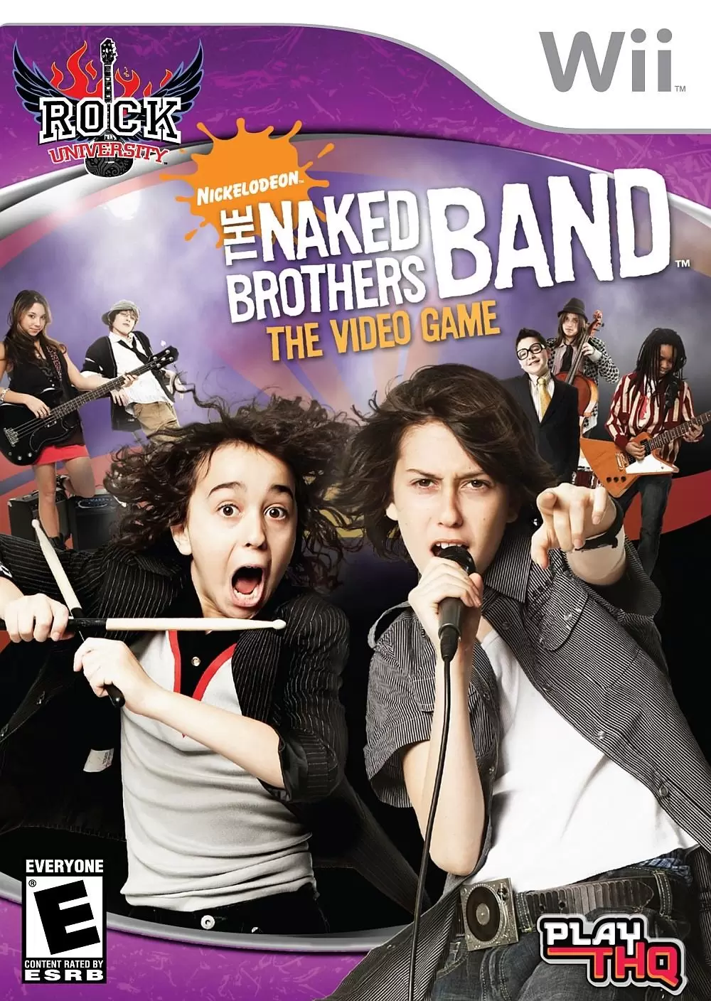 Nintendo Wii Games - Rock University Presents the Naked Brothers Band