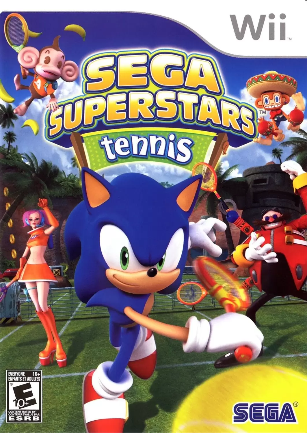 Nintendo Wii Games - Sega Superstars Tennis