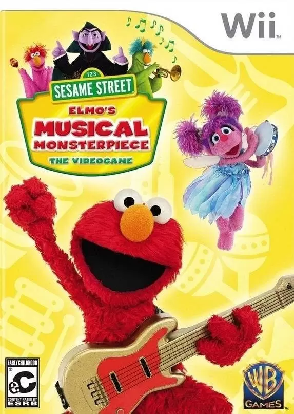 Nintendo Wii Games - Sesame Street: Elmo\'s Musical Monsterpiece