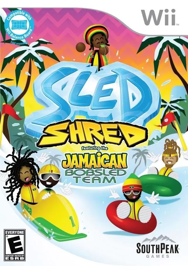 Jeux Nintendo Wii - Sled Shred featuring the Jamaican Bobsled Team