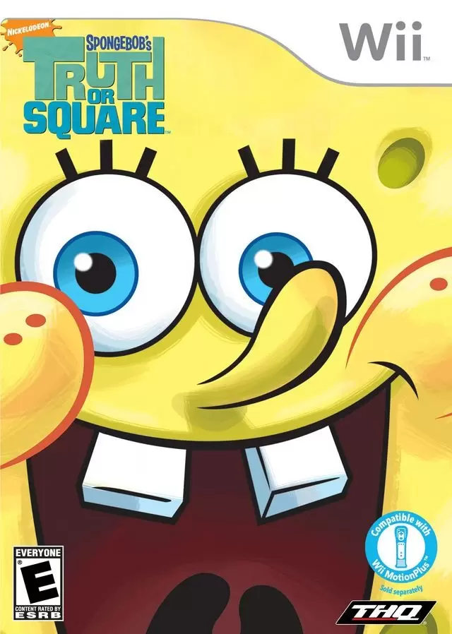 Nintendo Wii Games - SpongeBob\'s Truth or Square