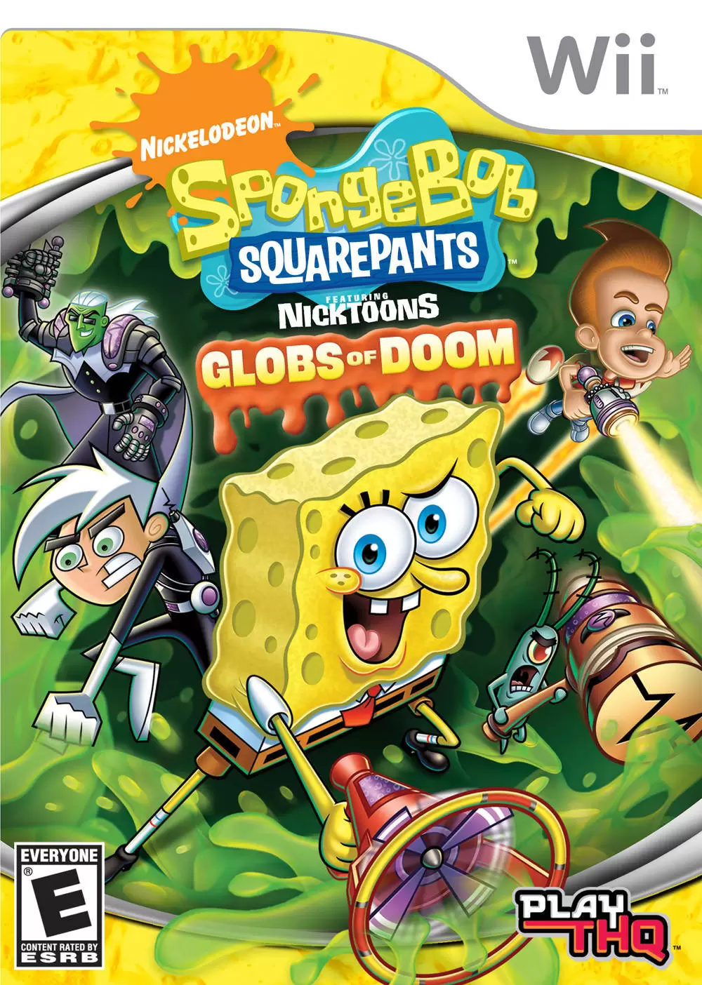 Jeux Nintendo Wii - SpongeBob SquarePants featuring Nicktoons: Globs of Doom