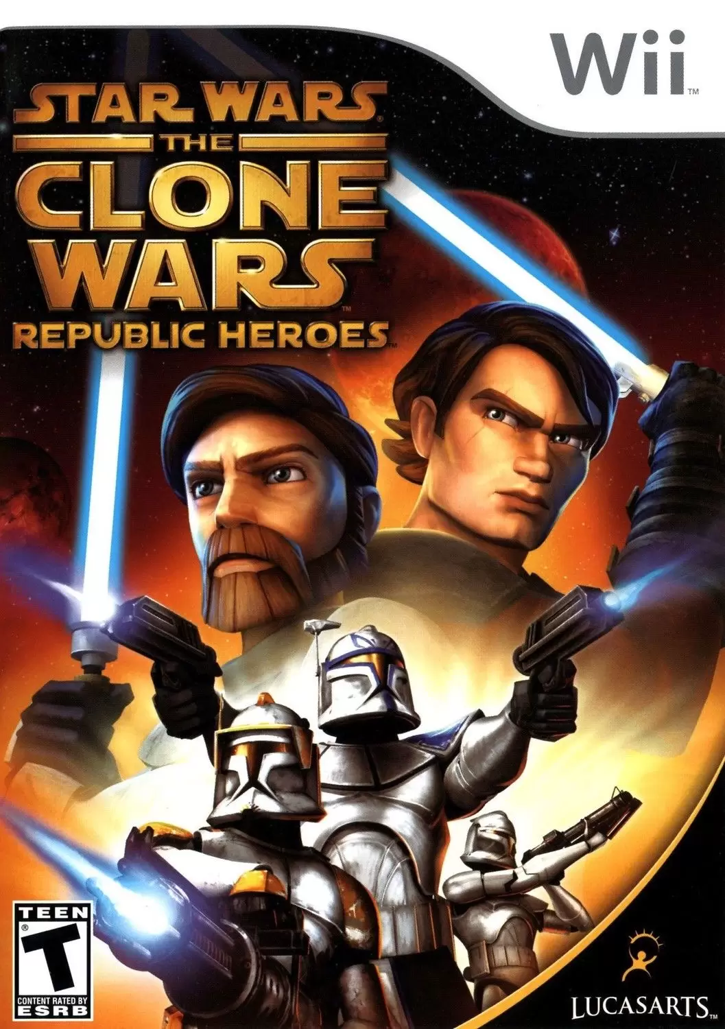 Jeux Nintendo Wii - Star Wars: The Clone Wars – Republic Heroes