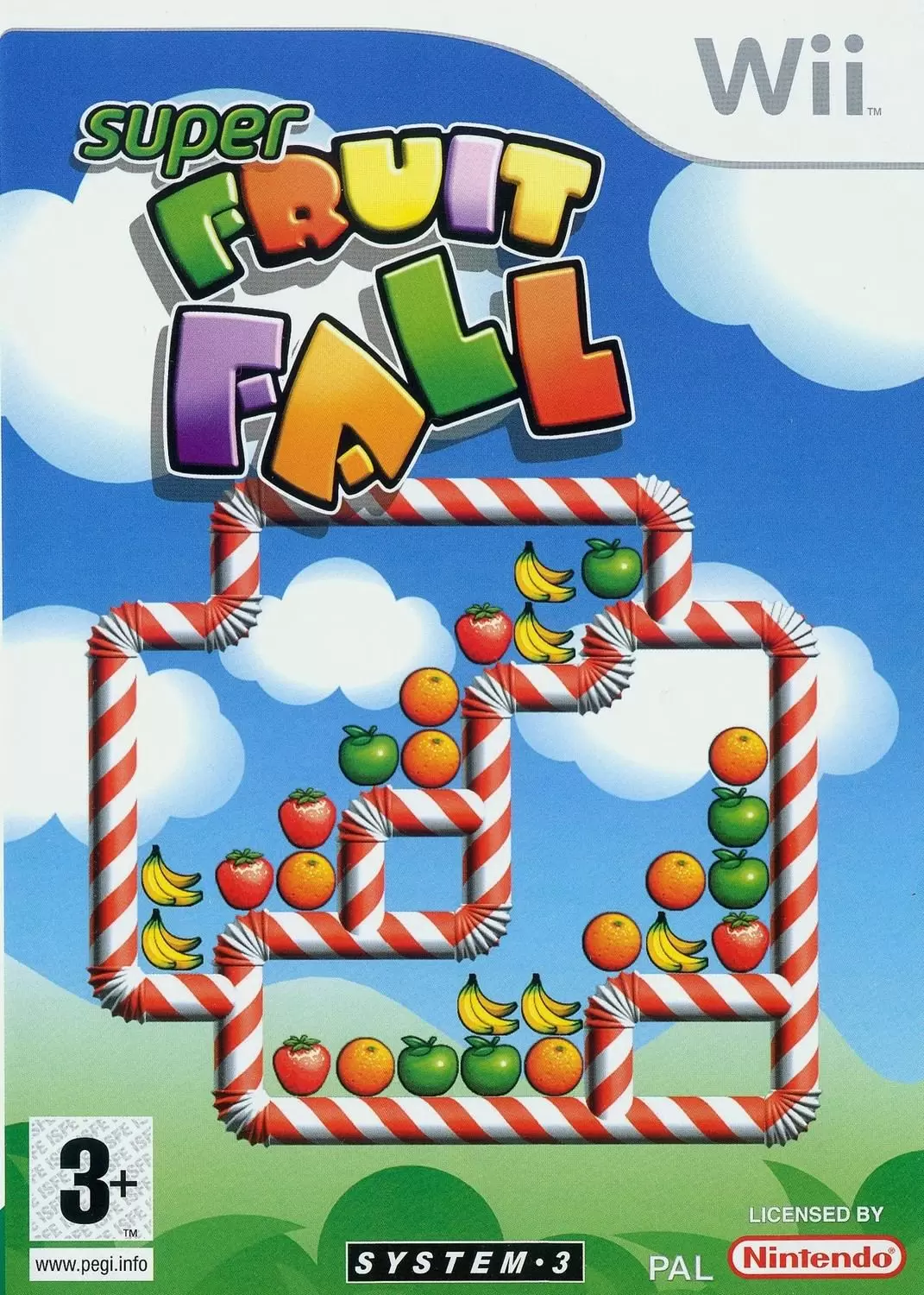 Nintendo Wii Games - Super Fruit Fall
