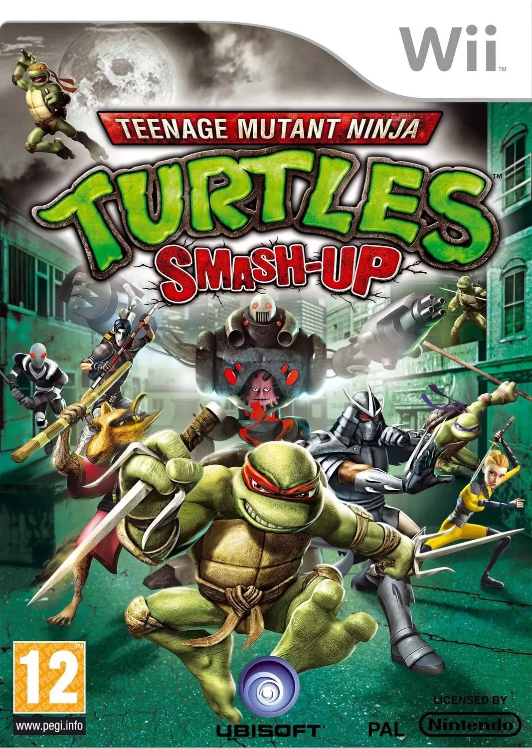 Jeux Nintendo Wii - Teenage Mutant Ninja Turtles Smash-Up