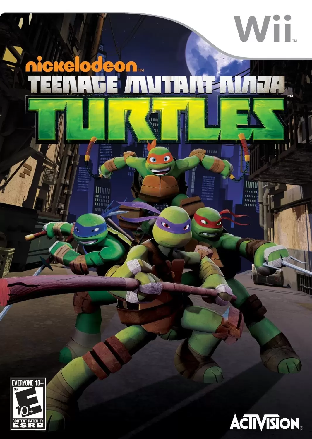Nintendo Wii Games - Teenage Mutant Ninja Turtles