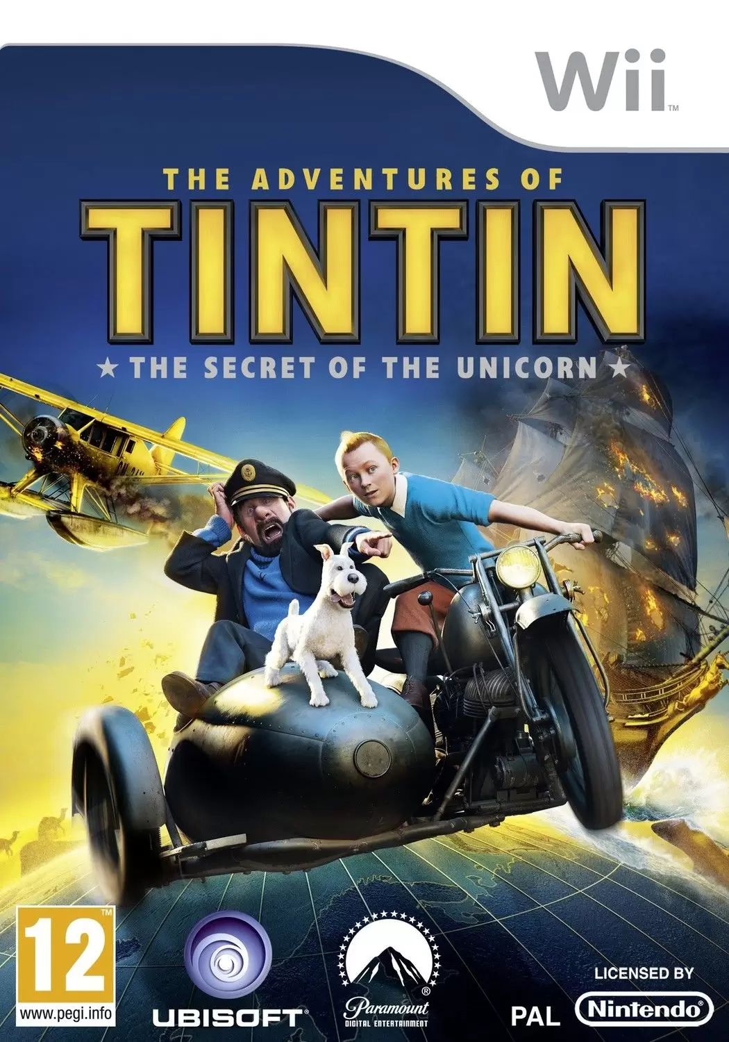 Nintendo Wii Games - The Adventures of Tintin: The Secret of the Unicorn