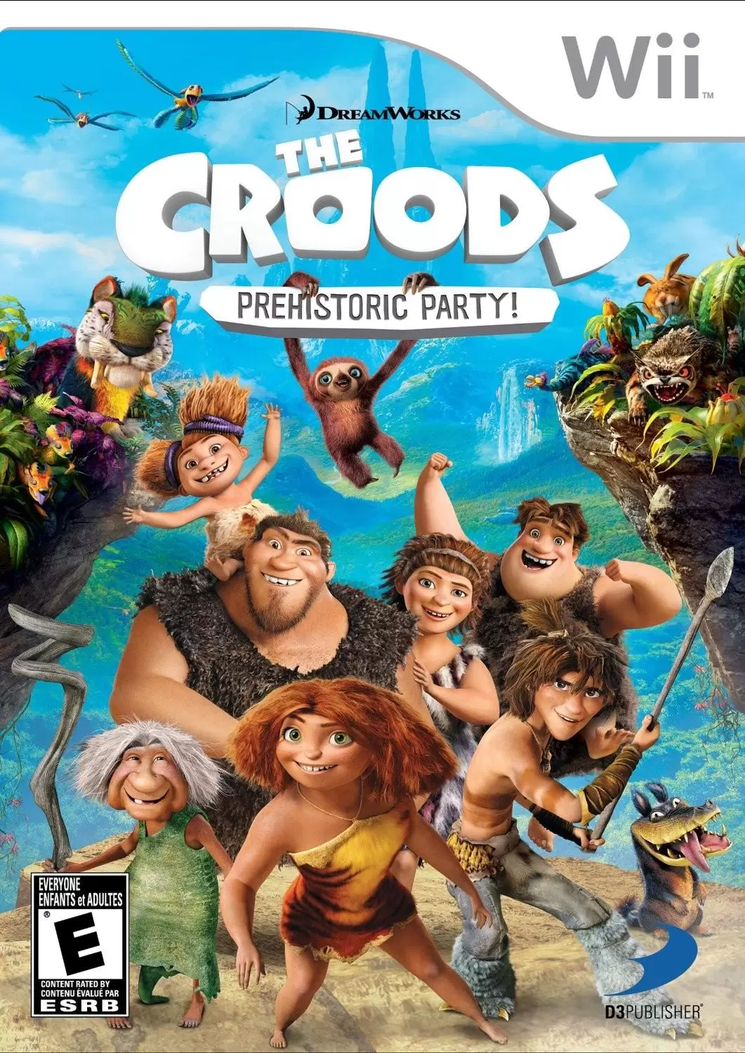 Jeux Nintendo Wii - The Croods: Prehistoric Party!