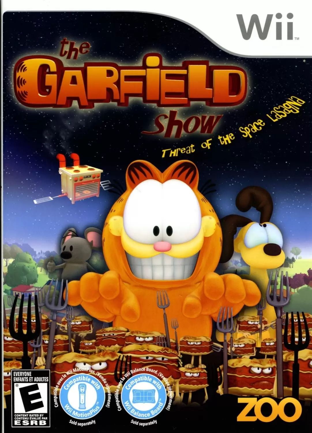 Jeux Nintendo Wii - The Great Garfield Show: The Threat of the Space Lasagna