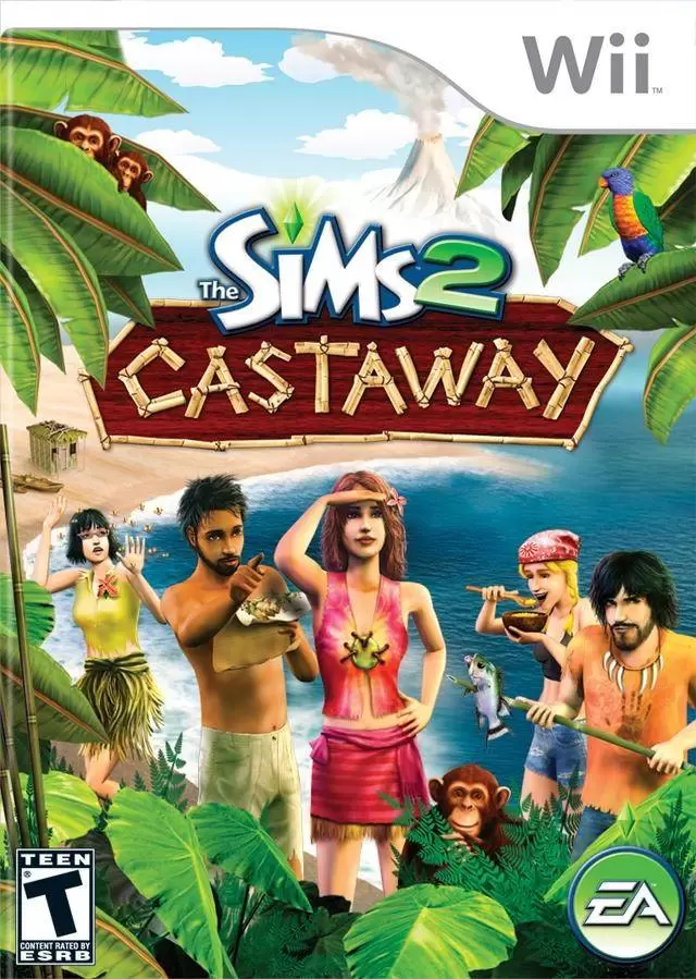 Nintendo Wii Games - The Sims 2 Castaway