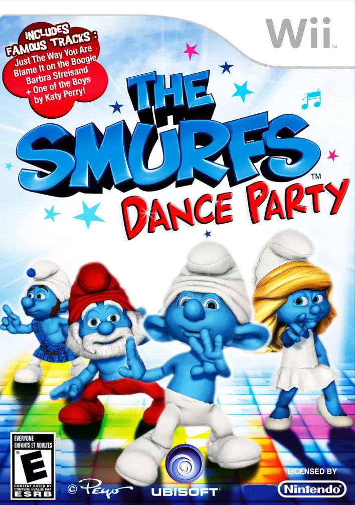 Nintendo Wii Games - The Smurfs Dance Party