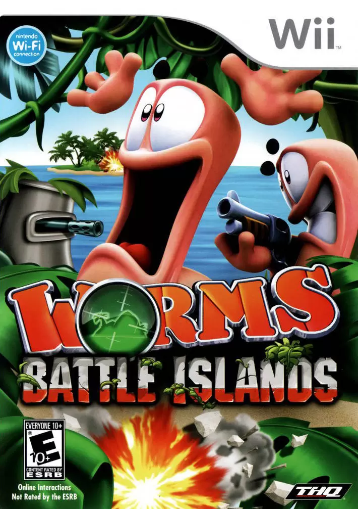 Nintendo Wii Games - Worms: Battle Islands