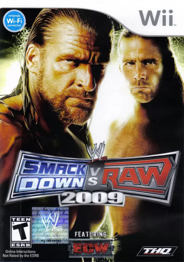 Nintendo Wii Games - WWE SmackDown vs. Raw 2009