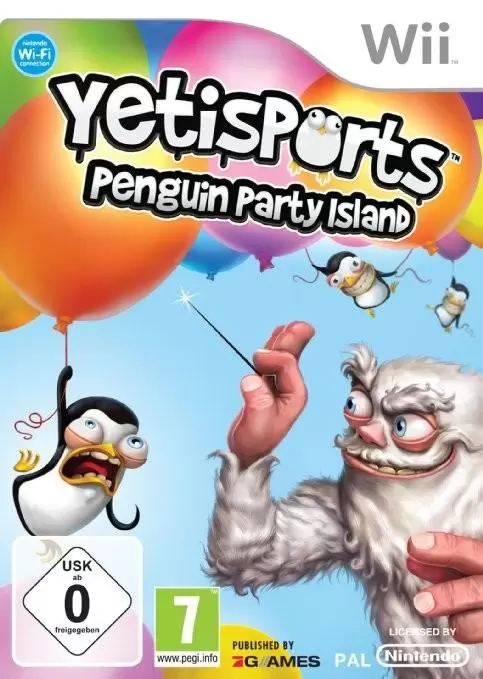 Nintendo Wii Games - Yetisports Penguin Party Island