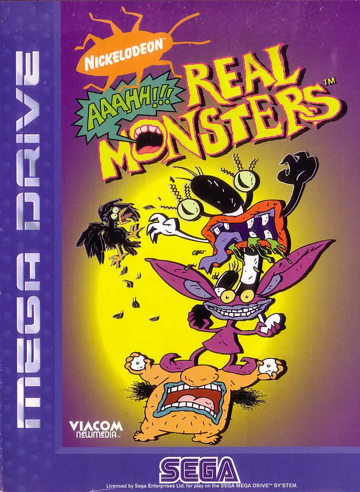 Jeux SEGA Mega Drive - AAAHH!!! Real Monsters