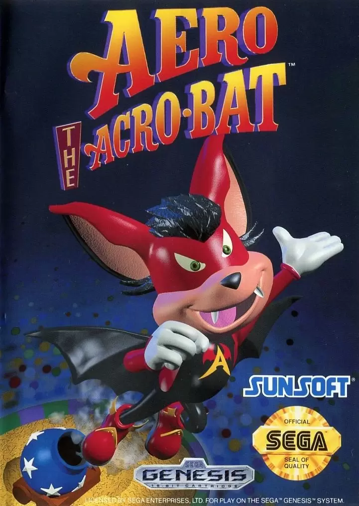 Jeux SEGA Mega Drive - Aero the Acro-Bat
