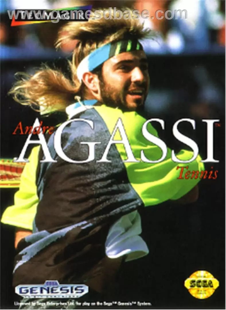 Sega Genesis Games - Andre Agassi Tennis