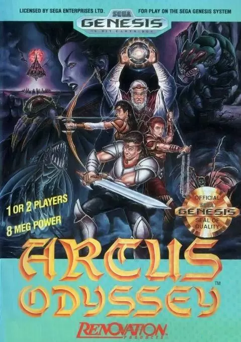 Sega Genesis Games - Arcus Odyssey