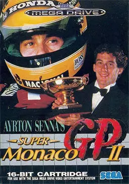 Sega Genesis Games - Ayrton Senna\'s Super Monaco GP II