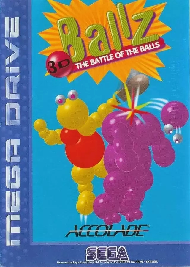 Sega Genesis Games - Ballz 3D: The Battle of the Balls