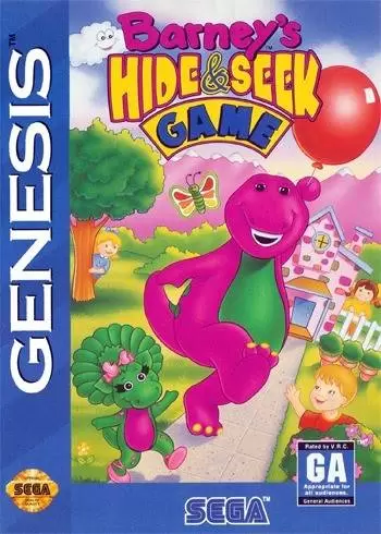 Jeux SEGA Mega Drive - Barney\'s Hide & Seek Game