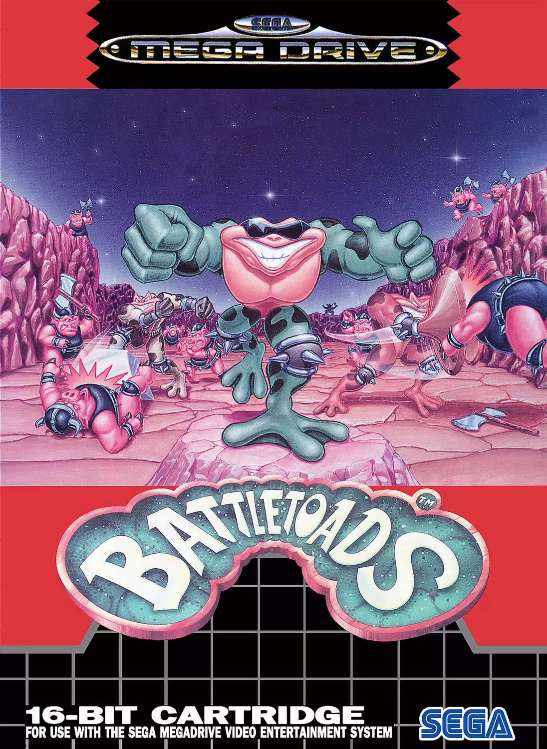 Jeux SEGA Mega Drive - Battletoads