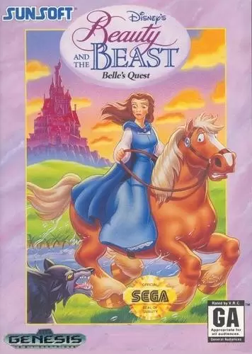 Sega Genesis Games - Beauty & The Beast: Belle\'s Quest