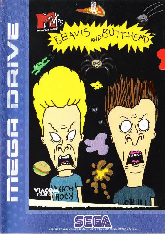 Jeux SEGA Mega Drive - Beavis and Butt-head