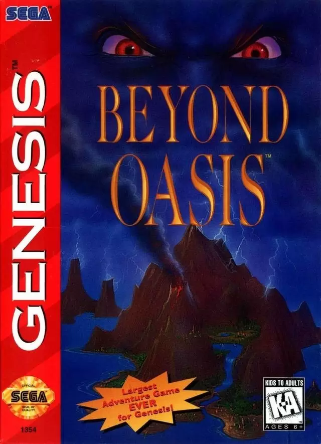 Jeux SEGA Mega Drive - Beyond Oasis