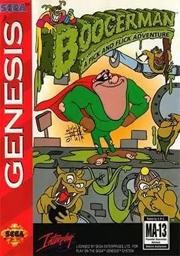 Sega Genesis Games - Boogerman - A Pick And Flick Adventure