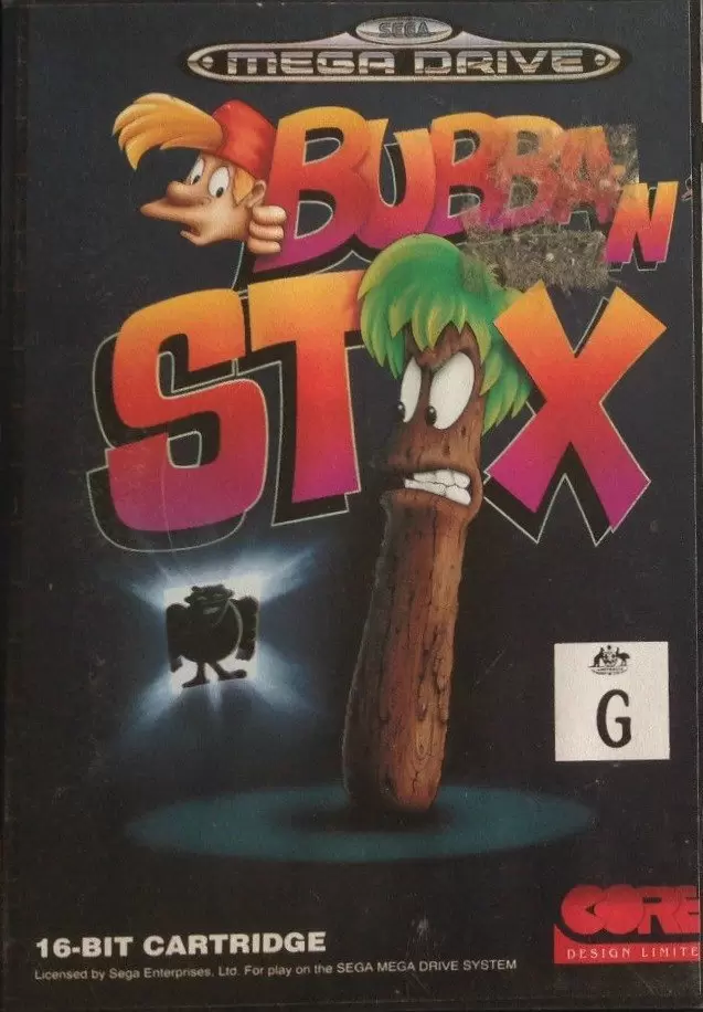 Jeux SEGA Mega Drive - Bubba \'n\' Stix