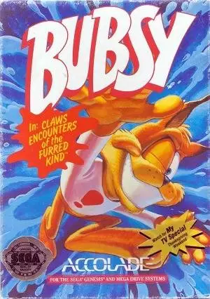 Sega Genesis Games - Bubsy in: Claws Encounters of the Furred Kind