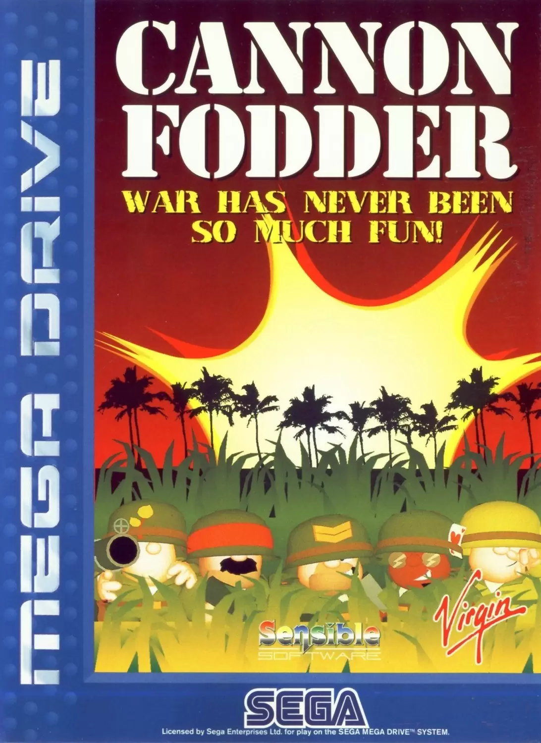 Jeux SEGA Mega Drive - Cannon Fodder