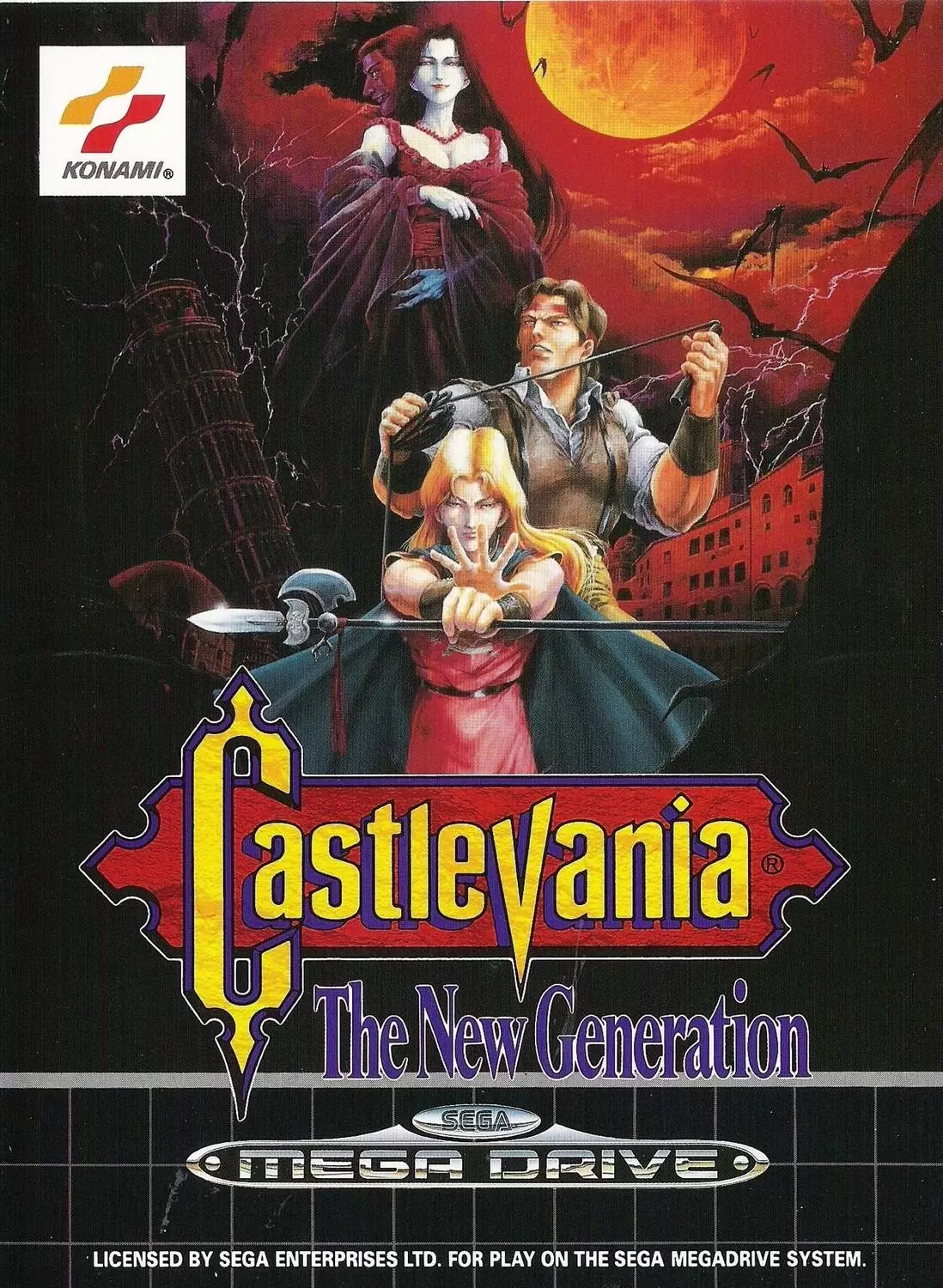 Jeux SEGA Mega Drive - Castlevania: The New Generation
